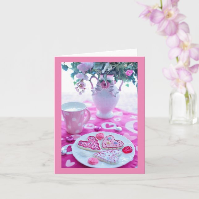 Freundschaftstag zum Valentinstag Karte (Orchidee)