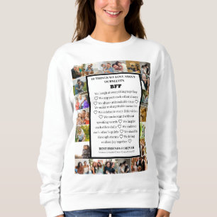 Freundschaftswürdigung BFF 22-Foto-Collage Sweatshirt