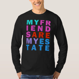 Freundschaftsziele Rainbow Inspiration Zitat T-Shirt