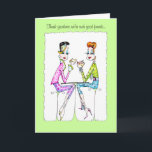 Freundtherapie Karte<br><div class="desc">Passen Sie diese Karte an,  um Geburtstag,  Freundschaft oder eine Stimmung zu sein! Und wirklich,  wenn es darum geht,  Dinge von unserer Brust zu bekommen,  wer kann mit einer Freundin reden,  über eine Tasse Kaffee,  Tee oder eine Flasche Wein! (T-Shirt hier!)</div>