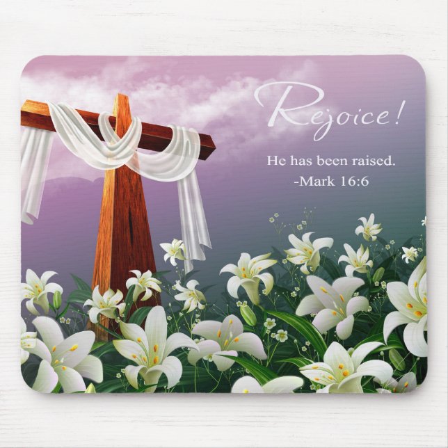 Freut euch! Ostergeschenk Mousepad (Vorne)