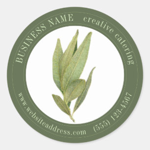FREY BAY FEUILLES Biz ID Grand Stickers Rond II