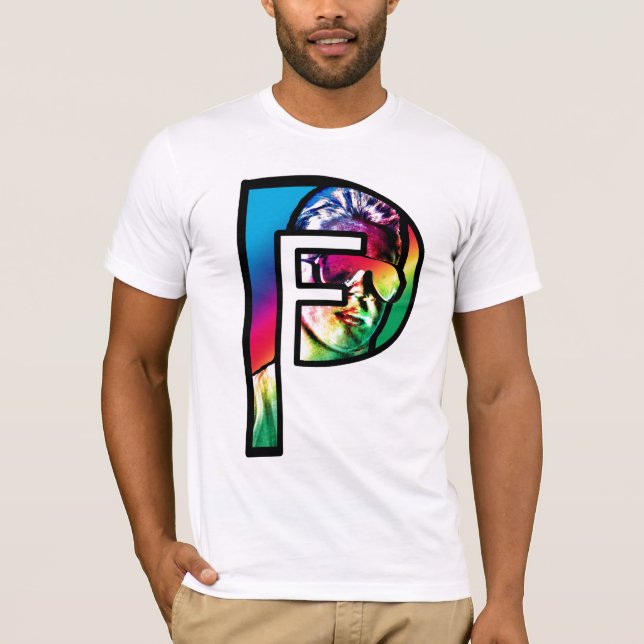 Frey Produktions-Logo-Gesicht T-Shirt (Vorderseite)