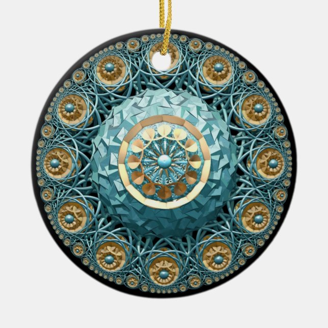 Freya Verzierung Keramikornament (Vorne)