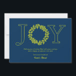 Freyful Wreath Business Holiday/Christmas Cards Feiertagskarte<br><div class="desc">Freuen Sie sich in dieser Urlaubssaison auf die schicken und stilvollen Urlaubskarten von Orange Pulp Design. Die Hintergrundfarbe kann online angepasst werden,  oder besuchen Sie orangepulpdesign.com für weitere verfügbare Farben. Auf Anfrage können Sie auch Farben und passende Artikel auswählen. Bitte kontaktieren Sie uns für Hilfe.</div>