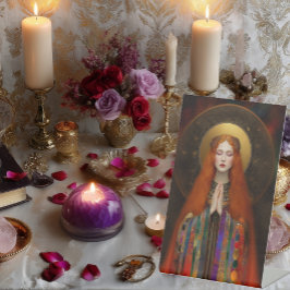 Freyja Goddess of MagicK Liebe and Beauty Portrait Sockelschild