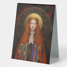 Freyja Goddess of MagicK Love and Beauty Portrait Tischaufsteller