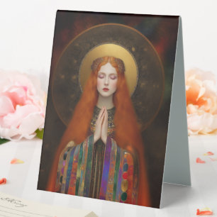 Freyja Göttin der Magie, Liebe und Schönheit Portr Tischaufsteller