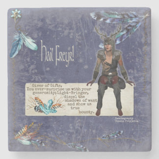 Freyr Fleck, der Marmoraltar-Fokusse segnet Steinuntersetzer