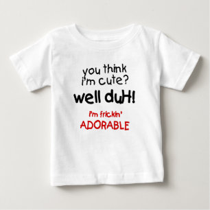 Frickin entzückende lustige Baby-Shirts Baby T-shirt