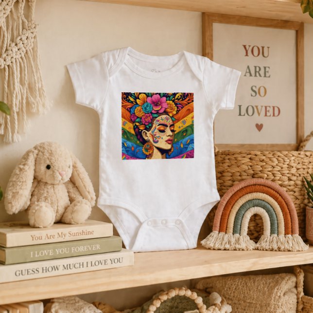 Frida inspiriert baby strampler (Von Creator hochgeladen)