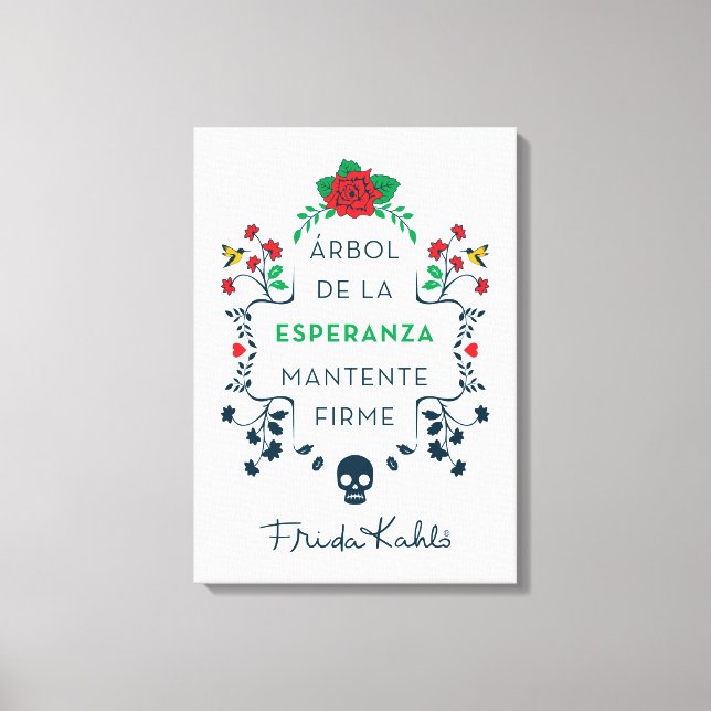 Frida Kahlo | Árbol De La Esperanza Leinwanddruck (Vorderseite)