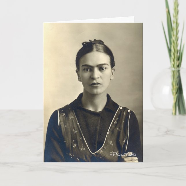 Frida Kahlo-Arme gekreuzt Karte (Vorderseite)
