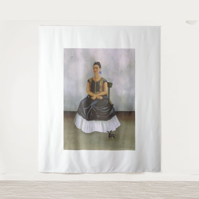 Frida Kahlo art Wandteppich (Vorderseite)