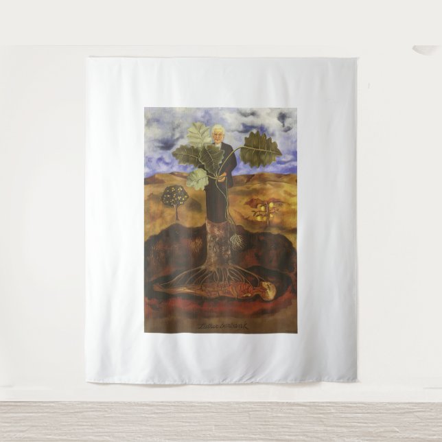 Frida Kahlo art Wandteppich (Vorderseite)