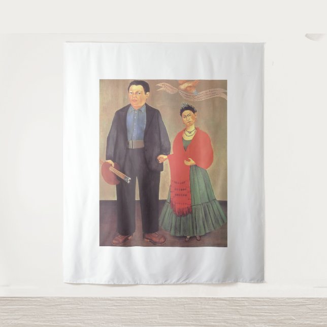 Frida Kahlo art Wandteppich (Vorderseite)