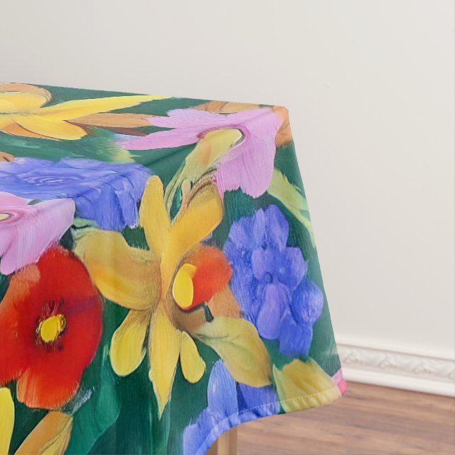 Frida Kahlo Blume Inspiriert Tablecloth Tischdecke (Beispiel)