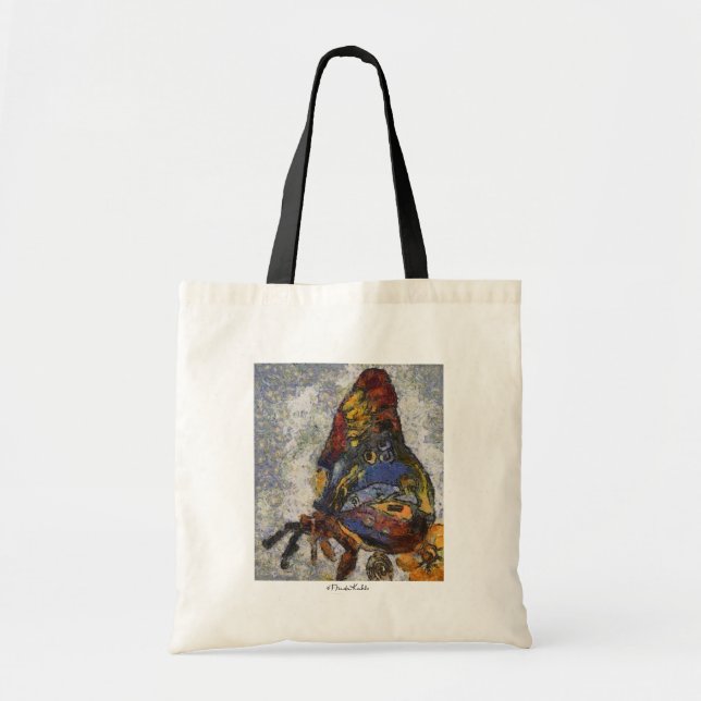 Frida Kahlo Butterfly Monet Inspiriert Tragetasche (Vorne)