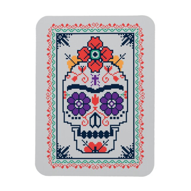 Frida Kahlo | Calavera Magnet (Vertikal)