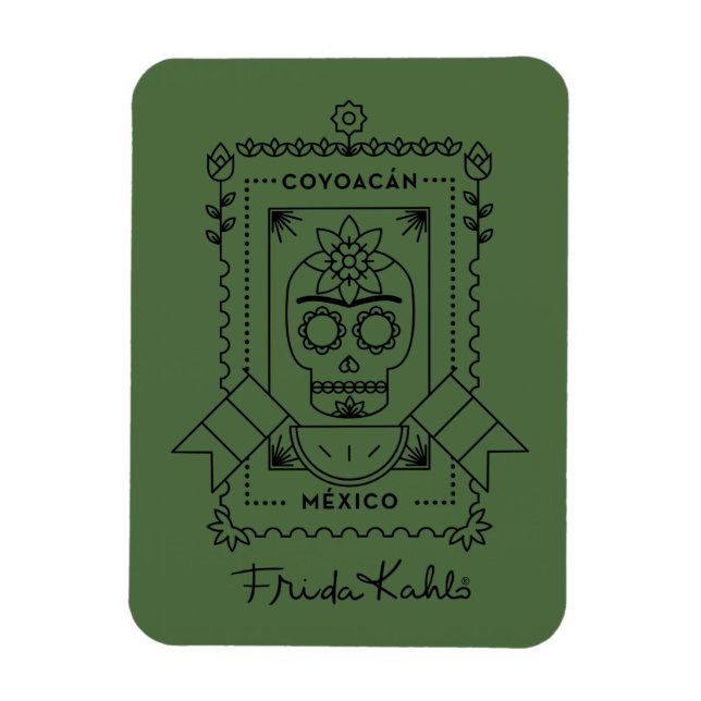 Frida Kahlo | Coyoacá n Magnet (Vertikal)