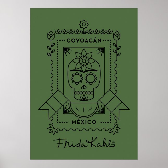 Frida Kahlo | Coyoacá n Poster (Vorne)