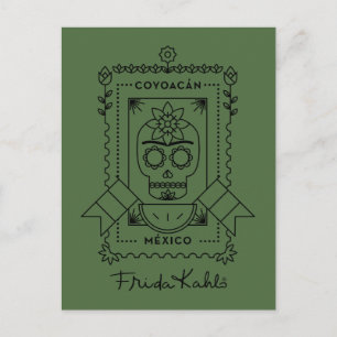 Frida Kahlo Coyoacá n Postkarte