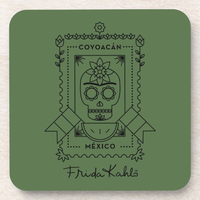 Frida Kahlo | Coyoacán Untersetzer (Vorderseite)