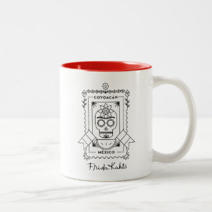 Frida Kahlo Coyoacán Zweifarbige Tasse