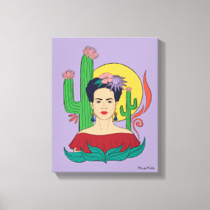 Frida Kahlo Desert Graphic Leinwanddruck