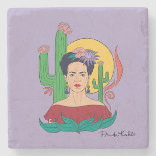 Frida Kahlo Desert Graphic Steinuntersetzer