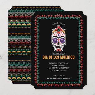 Frida Kahlo Dia de Los Muertos Einladung
