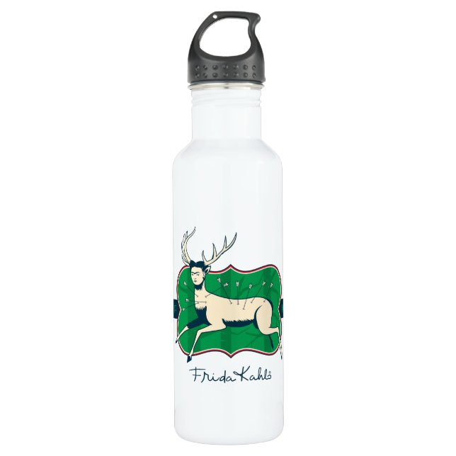 Frida Kahlo | die verletzten Rotwild Trinkflasche (Vorderseite)