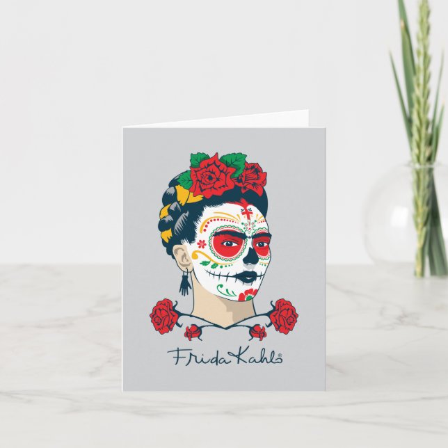 Frida Kahlo El Día de los Muertos Karte (Vorderseite)