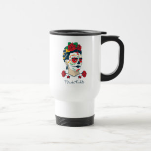 Frida Kahlo   El Día de Los Muertos Reisebecher