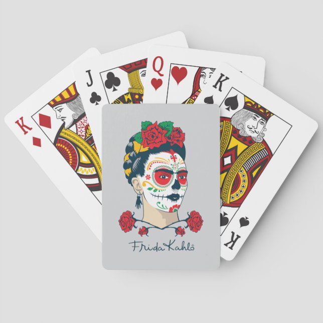 Frida Kahlo | El Día de los Muertos Spielkarten (Rückseite)
