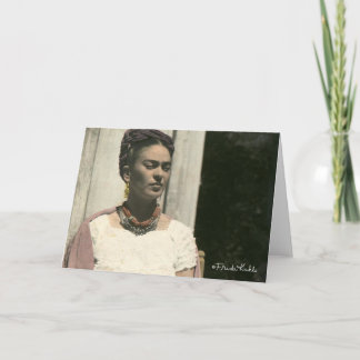 Frida Kahlo erröten Fotografie Karte