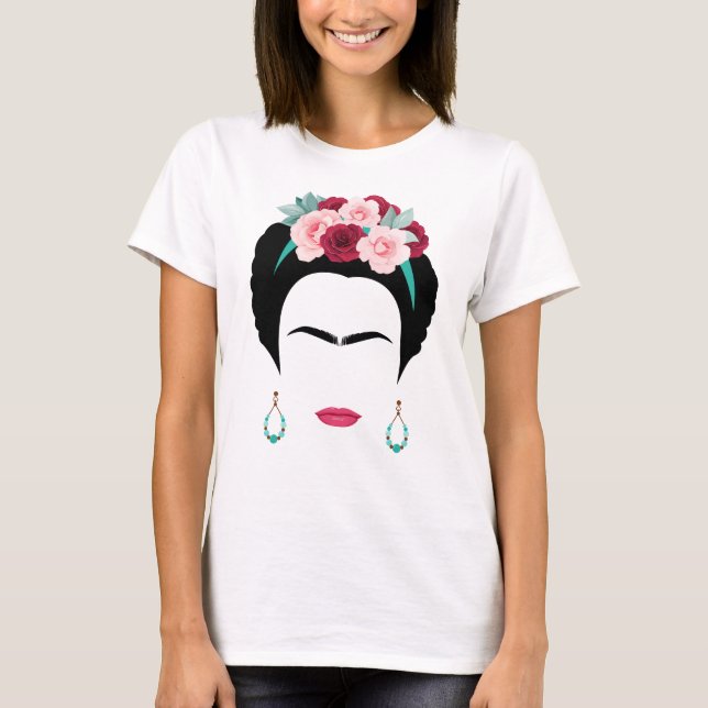 Frida Kahlo Feminist Gift T-Shirt (Vorderseite)