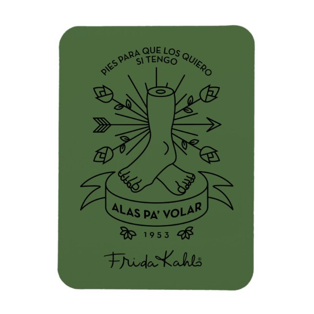 Frida Kahlo | Flüge Magnet (Vertikal)
