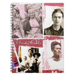 Frida Kahlo Foto Montage Notizblock