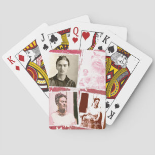 Frida Kahlo FotoMontage Spielkarten