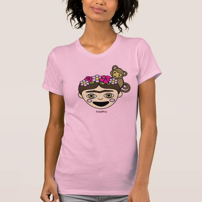 Frida Kahlo | FridaMoji - Happy Frida T-Shirt (Vorderseite)