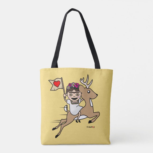 Frida Kahlo | FridaMoji - Ren Tasche (Rückseite)