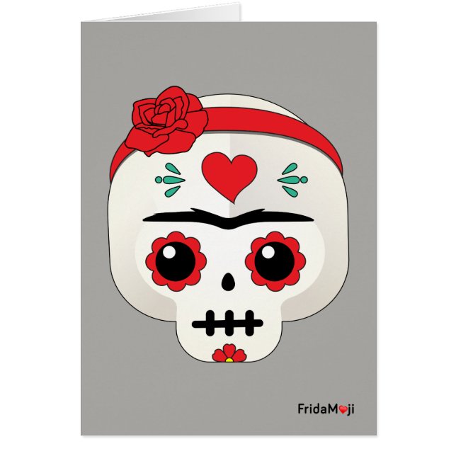 Frida Kahlo | FridaMoji - Zuckerschädel (Vorne)