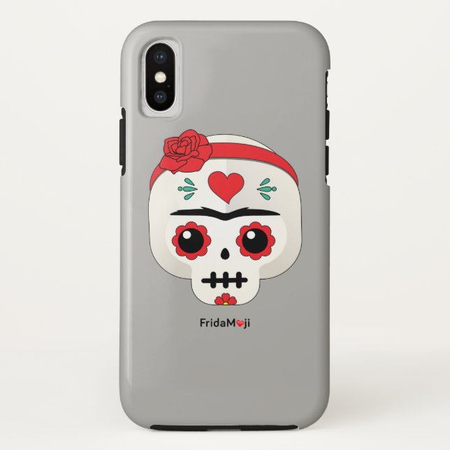 Frida Kahlo | FridaMoji - Zuckerschädel Case-Mate iPhone Hülle (Rückseite)