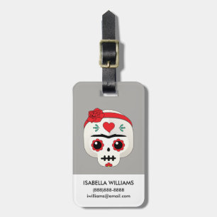 Frida Kahlo FridaMoji - Zuckerschädel Gepäckanhänger