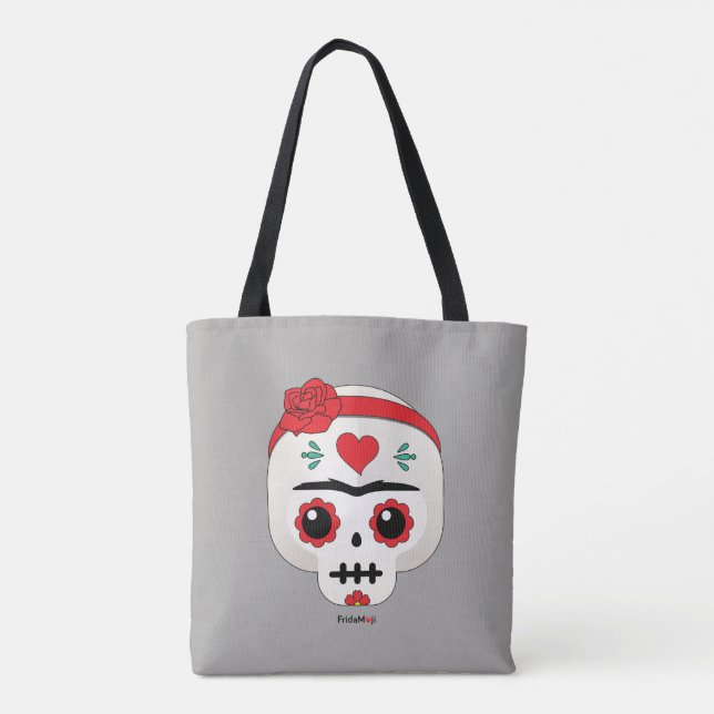 Frida Kahlo | FridaMoji - Zuckerschädel Tasche (Rückseite)