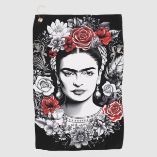 Frida Kahlo Golfhandtuch