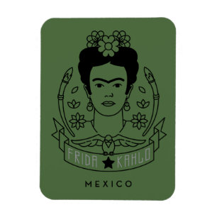 Frida Kahlo Heldin Magnet