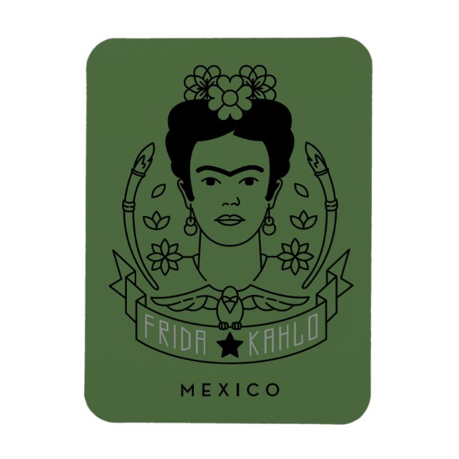 Frida Kahlo | Heldin Magnet (Vertikal)