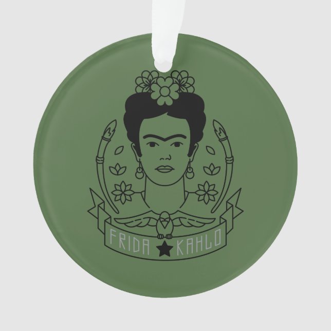 Frida Kahlo | Hero�na Ornament (Vorderseite)